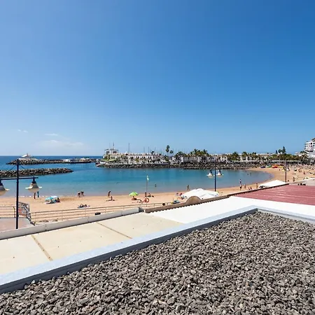 Beachfront In Puerto Mogan Apartment *